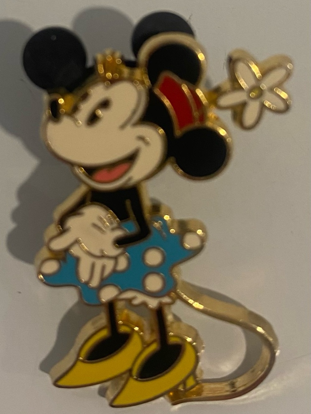 Vintage Disney Enamel Pin Lot Mickey Mouse Minnie Fantasia Sorcerer Pins - Picture 4 of 5
